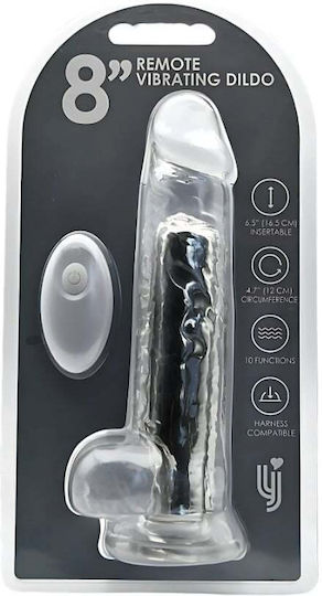 Loving Joy Vibrator Realistic Transparent Cu Control De La Distanță