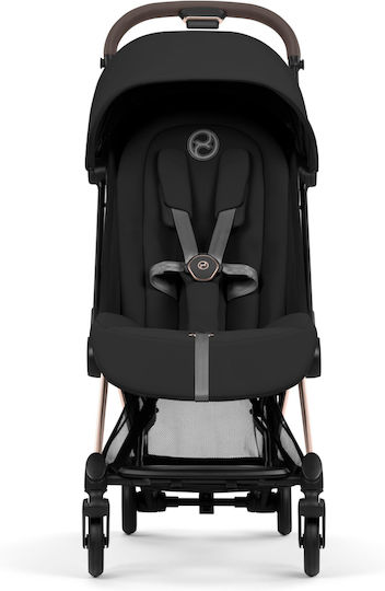 Cybex Coya Comfort Ρυθμιζόμενο Καρότσι 2 σε 1 Kατάλληλο για Nεογέννητο Sepia Black / Rosegold Frame 9.8kg