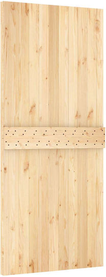 Ușă Glisantă Natural Alb 90 X 210 Cm 3445090 Maro