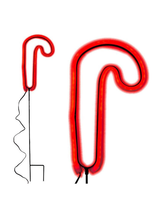 Neon Weihnachtskerze 79 Led Batteriebetriebene 12,5x93,5cm Luca
