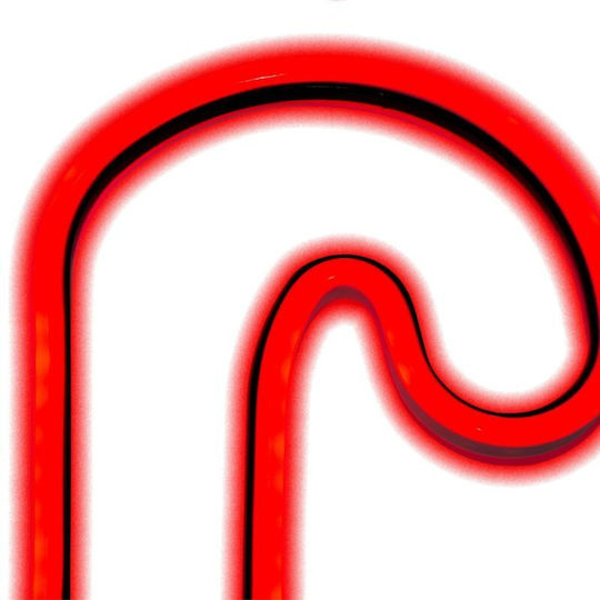 Neon Christmas Candle 79 Led Battery-operated 12.5x93.5cm Luca