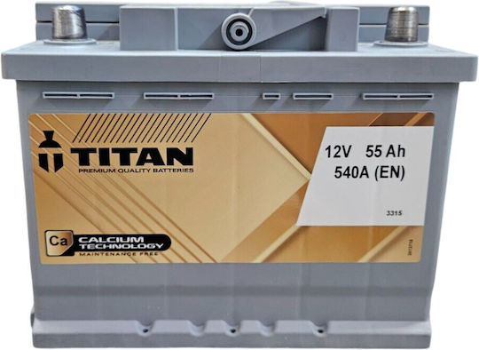 Titan Μπαταρία Αυτοκινήτου με Χωρητικότητα 55Ah και CCA 540A