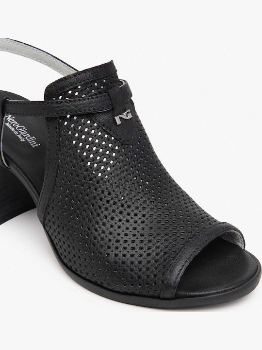 Sandale Elegante Damă Din Piele Neagră