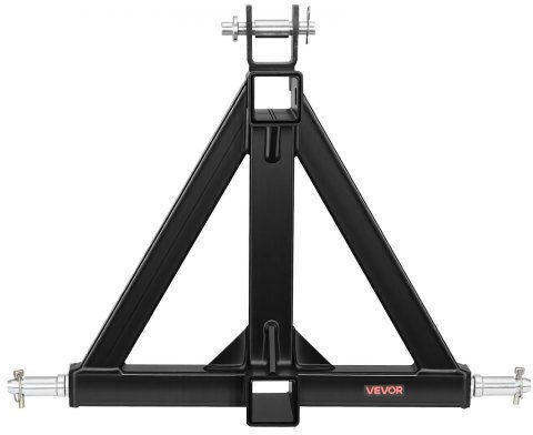 Vevor 3 Point Trailer Hitch 50.8 Mm Receiver 3 Pt Quick Hitch Attachment Tractor Tow Drawbar Adapter Compatible Category 1 Kubota Mahindra Ford Yanmar John Deere Massey Ferguson