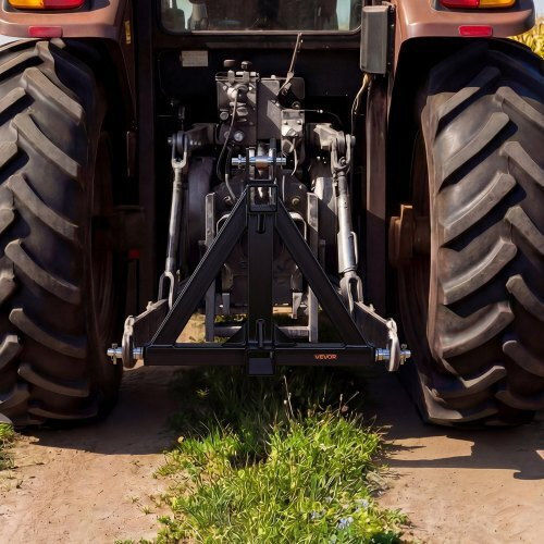Vevor 3 Point Trailer Hitch 50.8 Mm Receiver 3 Pt Quick Hitch Attachment Tractor Tow Drawbar Adapter Compatible Category 1 Kubota Mahindra Ford Yanmar John Deere Massey Ferguson