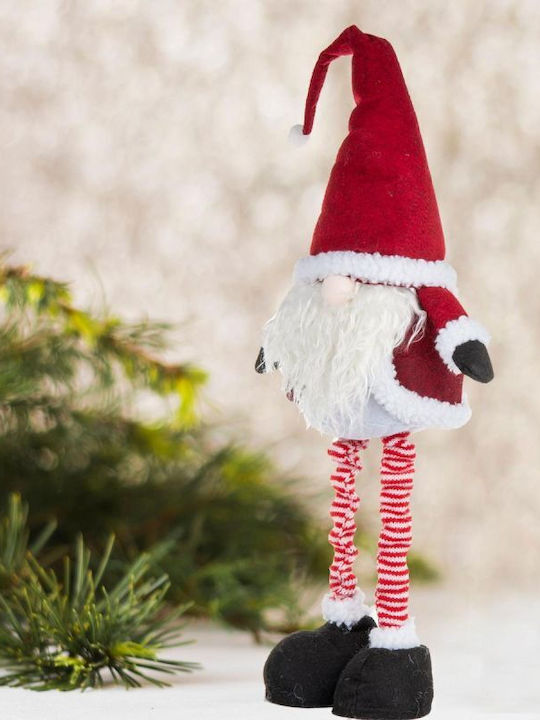 Christmas Gnome On Telescopes 25x15x60-75cm