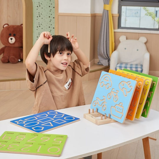 Viga Toys Board Εκπαιδευτικό Παιχνίδι από Ξύλο για 3+ Ετών