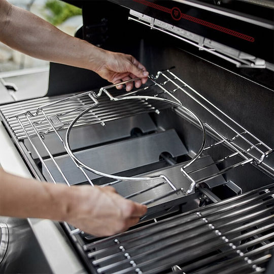 Weber Summit FS38X E Smart Ψησταριά Υγραερίου Σχάρας 91x49εκ. με 5 Εστίες και Πλαϊνό Μάτι Υπερύθρων Smart