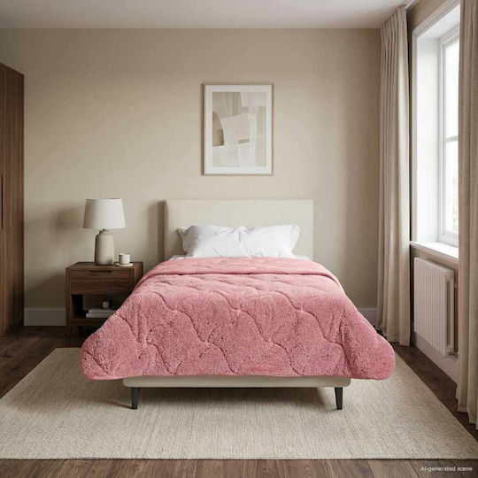 vidaXL Einzelbettbezug 155x200 Rosa