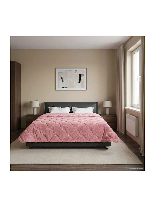 vidaXL Doppelbettbezug 200x200 Rosa