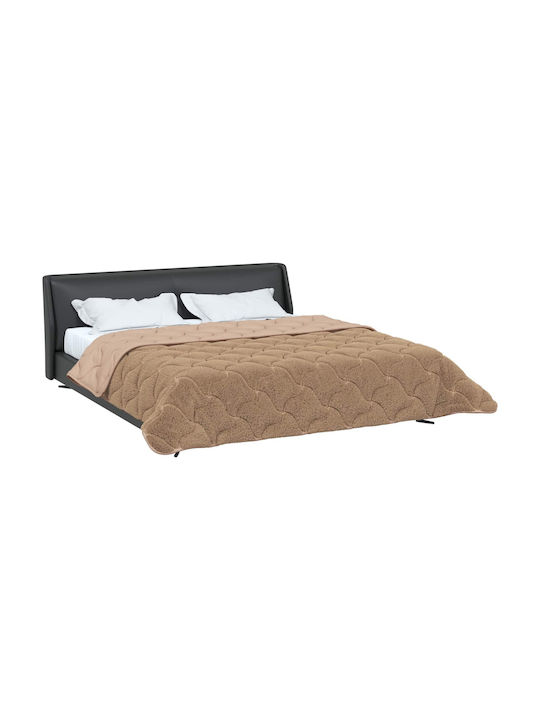 vidaXL Παπλωματοθήκη Διπλή 200x200 Taupe