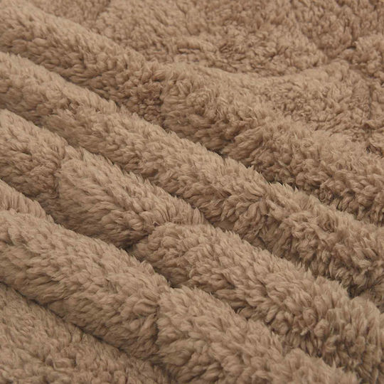 vidaXL Παπλωματοθήκη Διπλή 200x200 Taupe