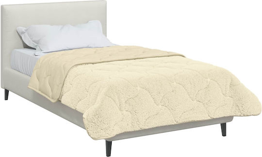 vidaXL Einzelbettbezug 155x220 Beige