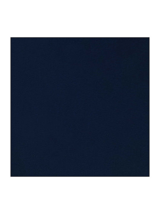 vidaXL Single Duvet Cover Set 155x200cm With Pillowcase Dark Blue