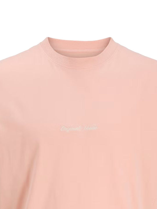 Jack & Jones Crew Neck Μπλούζα Peach Melba