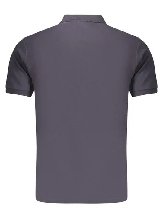 Polo Bluza Tricou Cu Mânecă Scurtă Albastru Închis