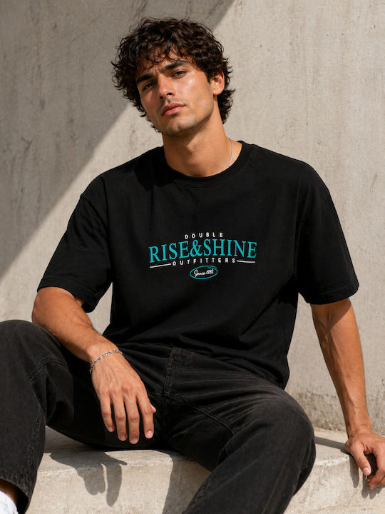 Double T-shirt Μαύρο