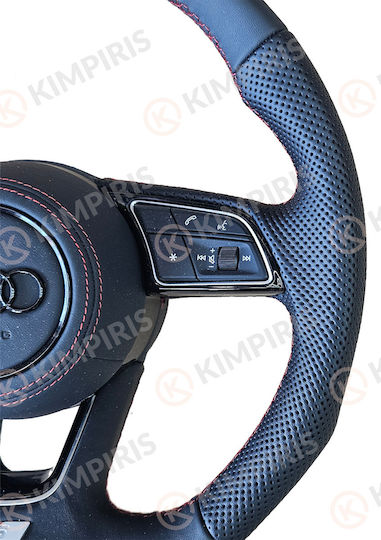 Car Steering Wheel Audi Marke Red Edition