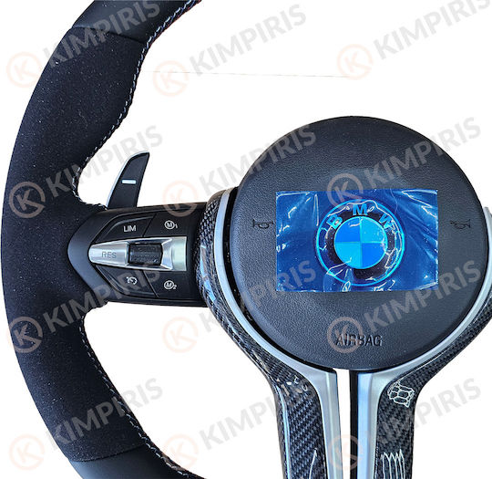 Τιμόνι Αυτοκινήτου Bmw Μαρκέ Alcadara Blue Edition