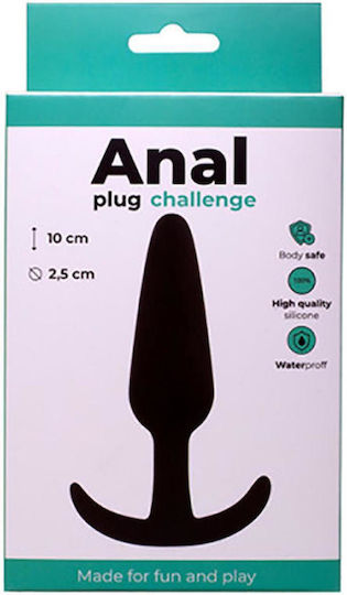 Fantasy Lingerie Plug Anal Mediu Negru