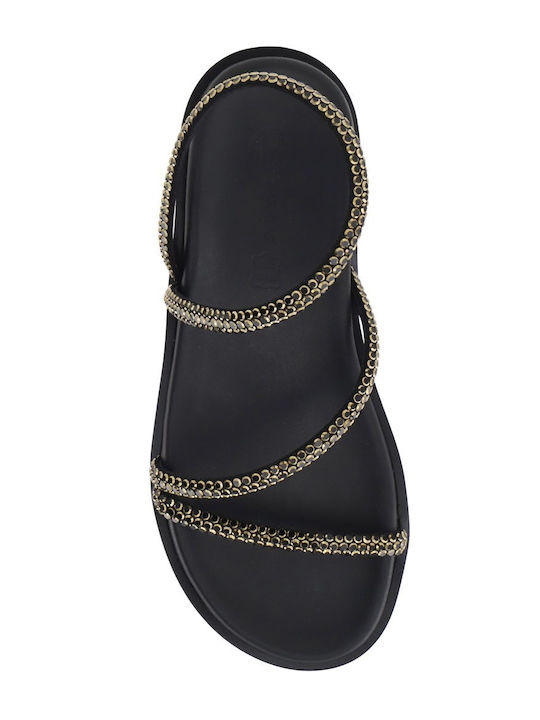 Women's Flat Sandals Gold