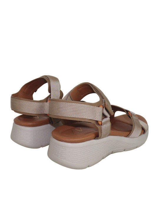 Γυναικεία Σανδάλια Flatforms Καφέ