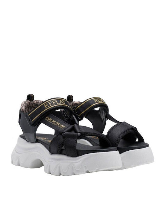 Women's Flat Sandals Black