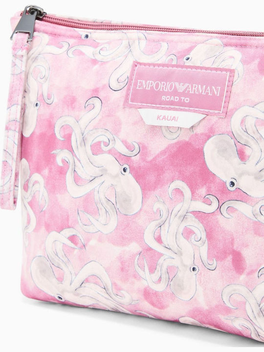 Emporio Armani Fabric Beach Bag Pink Emporio Armani Fabric Beach Bag Pink