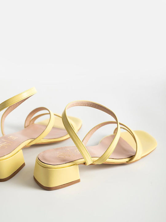 Gin Yellow Sandals K26-046-GIN-039 D-YELLOW