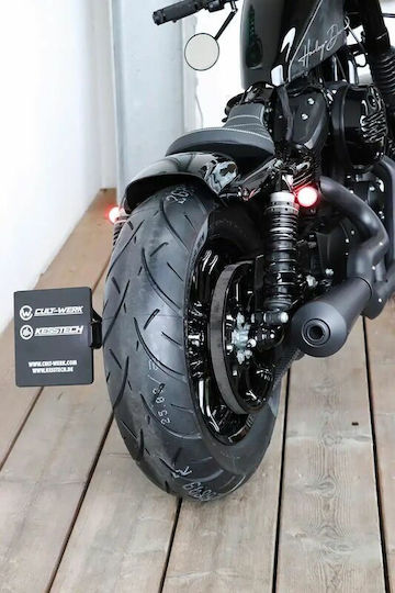 Cult Werk Fender Hd-spo114 Harley Davidson Xl 1200 C 04-09 Harley Davidson Xl 883 C 04-09