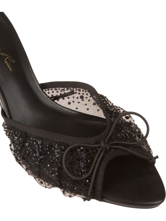 Sandals with Strass Black
