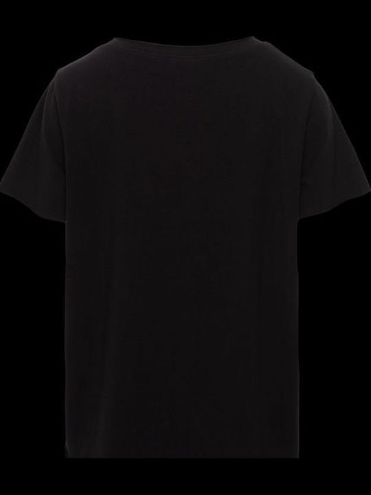Damen T-Shirt Schwarz