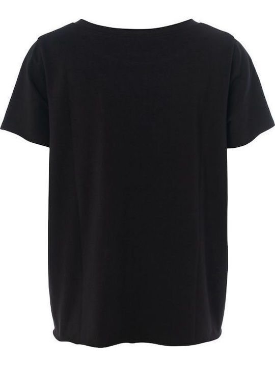 Damen T-Shirt Schwarz