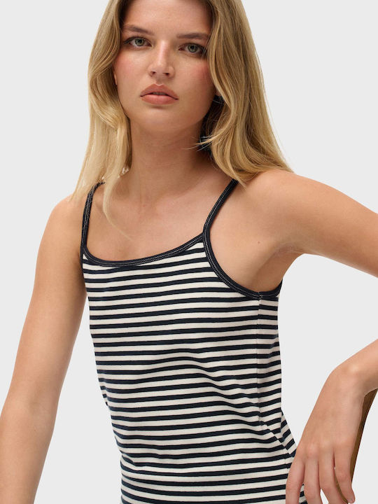 Women's Lingerie Top Striped Blue
