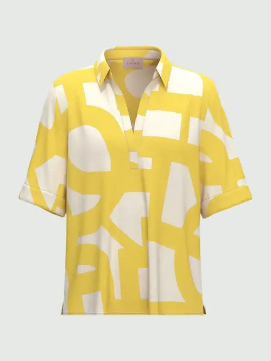 Γυναικεία Polo Μπλούζα Κοντομάνικη Mustard