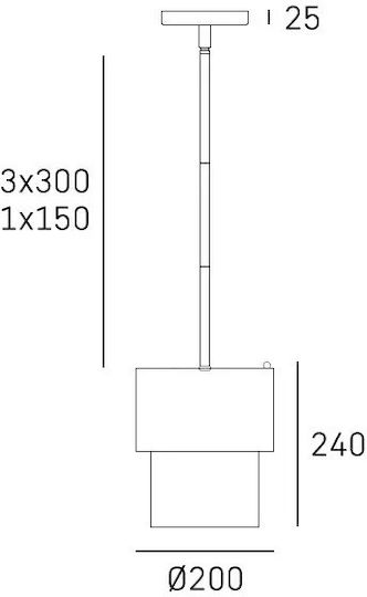 COSMOLight Ceiling Light Bronze
