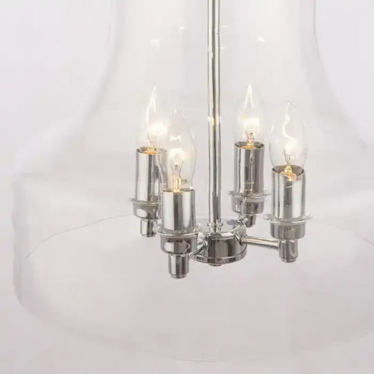 COSMOLight Adjustable Silver Ceiling Light with E14 Socket