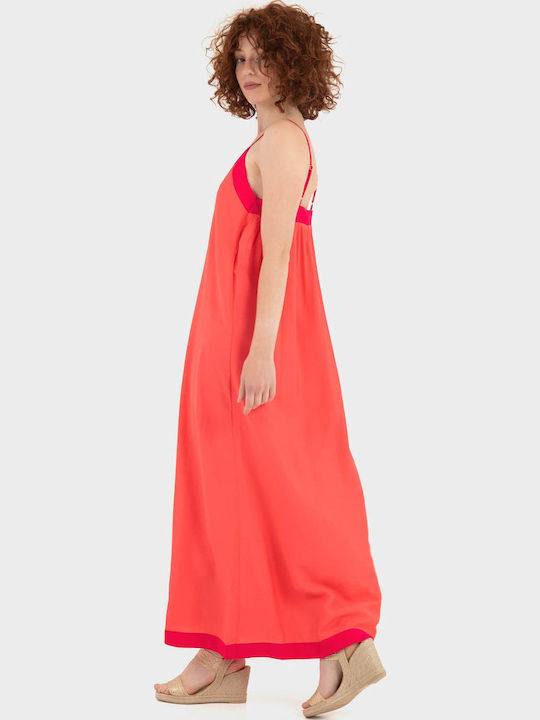 Rochii De Vară Pentru Femei Maxi Jupon Rochie Coral
