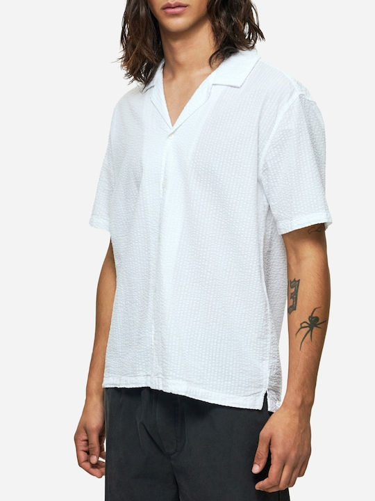 Short Sleeve Shirt in Regular Fit White