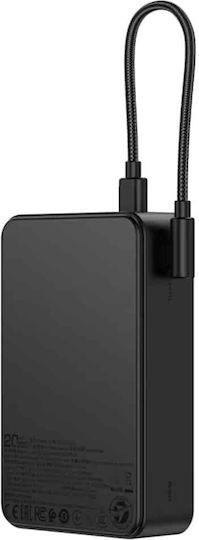 Acefast M29 Power Bank 20000mAh 22.5W με Θύρα USB-A και 2 Θύρες USB-C Μαύρο