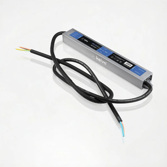 kelvo Adjustable LED Power Supply Waterproof IP67 Power 36W with Output Voltage 12V