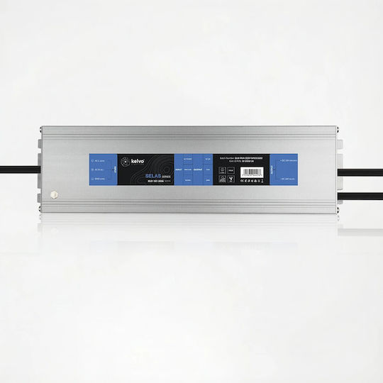 kelvo Adjustable LED Power Supply Waterproof IP67 Power 250W with Output Voltage 24V