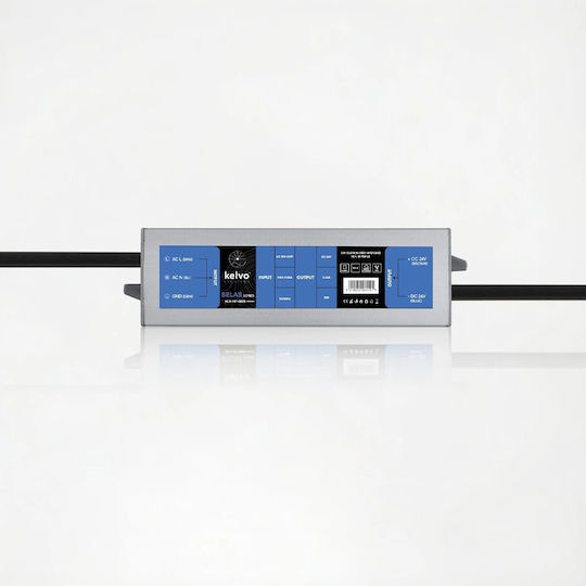 kelvo Adjustable Waterproof LED Power Supply IP67 Power 15W with Output Voltage 24V