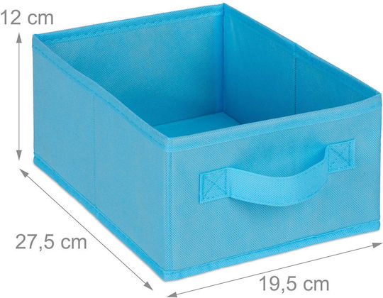 Bibliotecă de Pardoseală Metalică Albastră 74x62x31.5cm