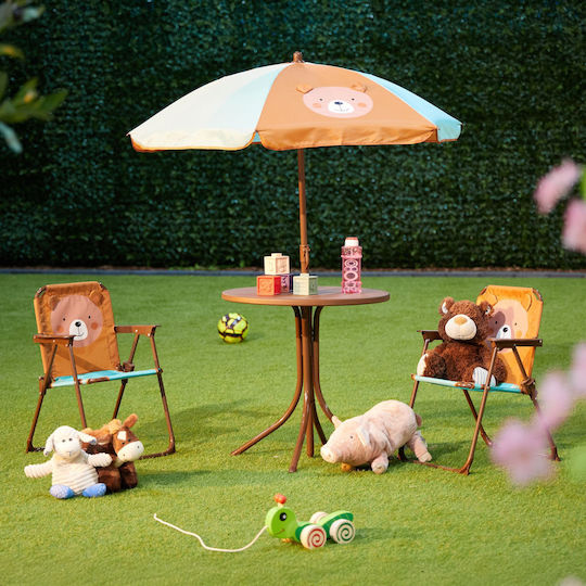 Комплект Детска Маса с Столчета от Цветна Пластмаса Relaxdays