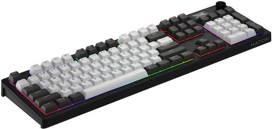 HATOR Skyfall 100 Pro Ασύρματο Gaming Μηχανικό Πληκτρολόγιο (Αγγλικό US) HATOR Aurum Vanilla Linear