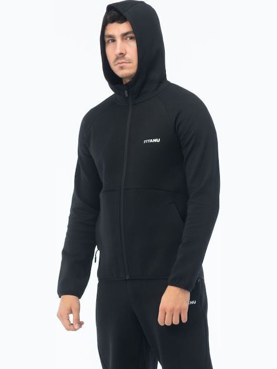 Sweatshirt mit Kapuze Schwarz