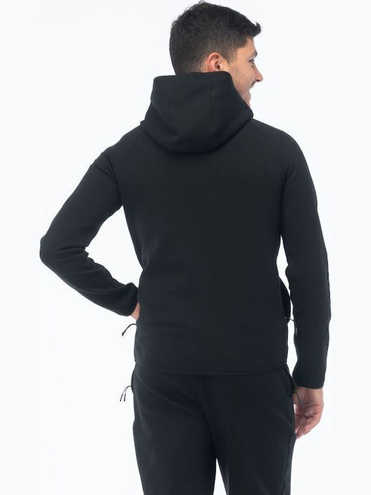 Sweatshirt mit Kapuze Schwarz