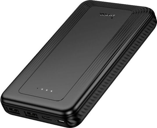 Hoco J165A Power Bank 20000mAh 10W With 2 USB-A Output Ports Power Delivery Quick Charge 3.0 Black