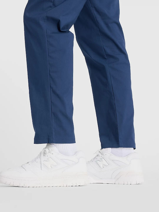Trousers in Tapered Leg Style Navy